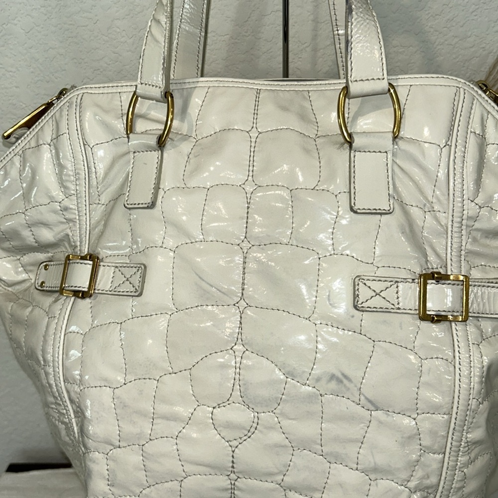 AUTHENTIC YVES SAINT LAURENT Hand Bag Leather - Picture 3 of 17
